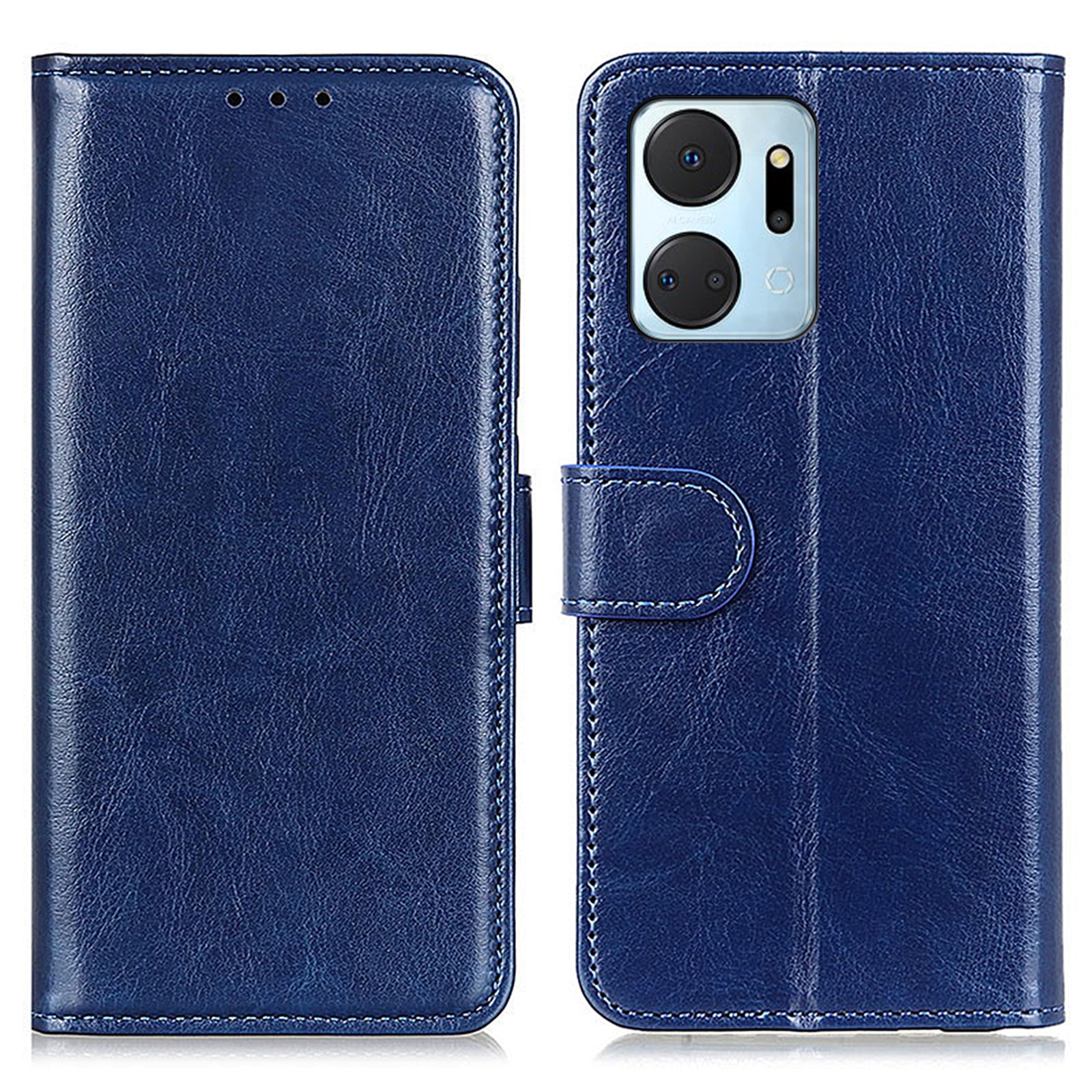 For Honor X7a 5G Cell Phone Case Stand Wallet PU Leather Crazy Horse Texture Phone Cover For Honor X7a 5G Cell Phone Case Stand Wallet PU Leather Crazy Horse Texture Phone Cover